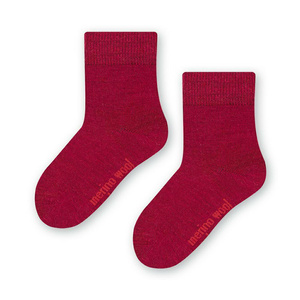 Socken Kinder Merino Wool Bordeaux