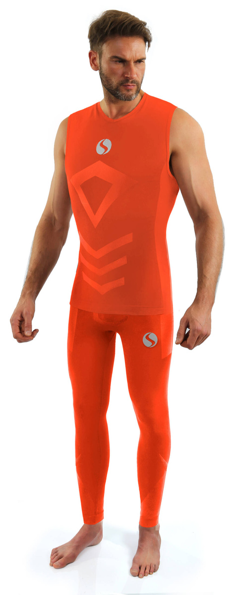 Thermounterwäsche Set Thermo Active Orange