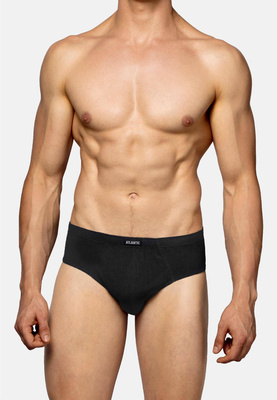 Herrenslips 3BMP-006 Grau/Schwarz/Weiß