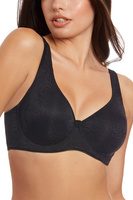 Teresa Geprägter Soft-BH, negro-schwarz