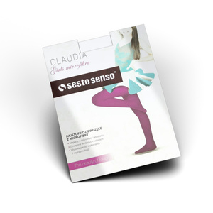 Sesto Senso Mädchen Strumpfhose Claudia 40 DEN – Weiche und Bequeme Mikrofaser, Ideal für Übergangsmonate, Elastisch und Passgenau, Erhältlich in Attraktiven Farben, Grau, 94% Polyamid, 6% Elastan