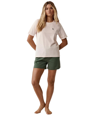 Damen Schlafanzug nlp-498e Rosa Grün