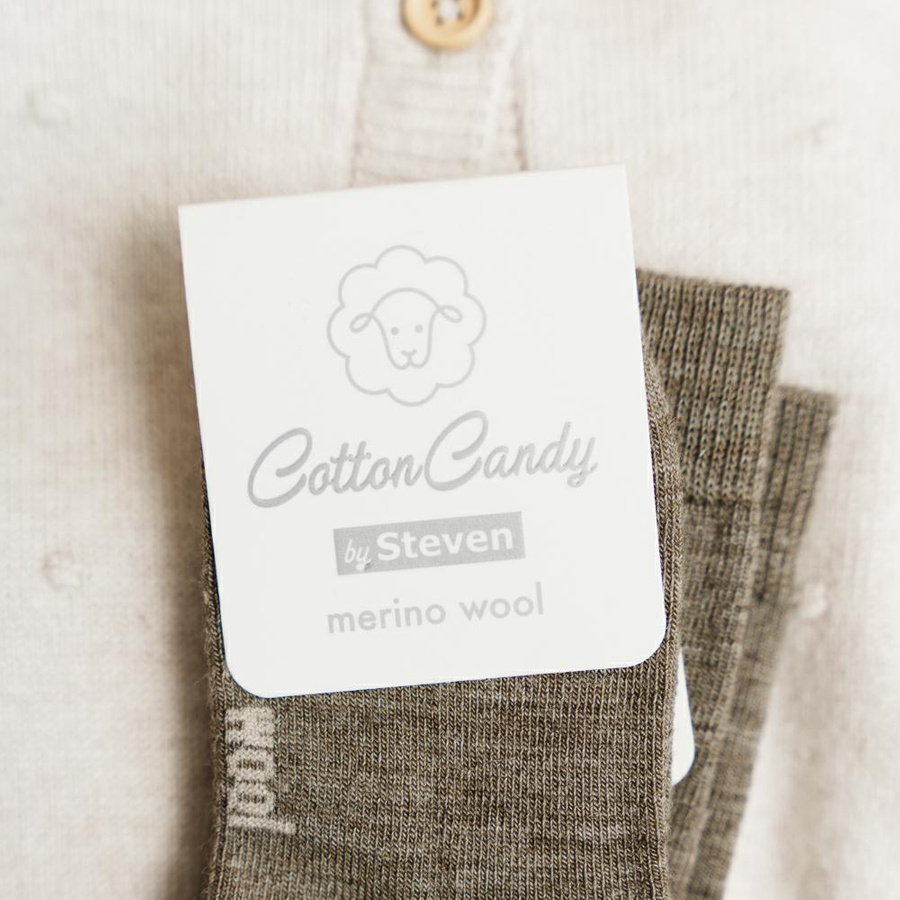 Skarpetki z wełny merino art. 130 GC005 czerwień Steven