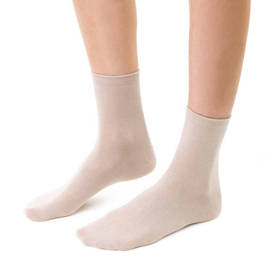 Damen-Socken Serie Hellbeige