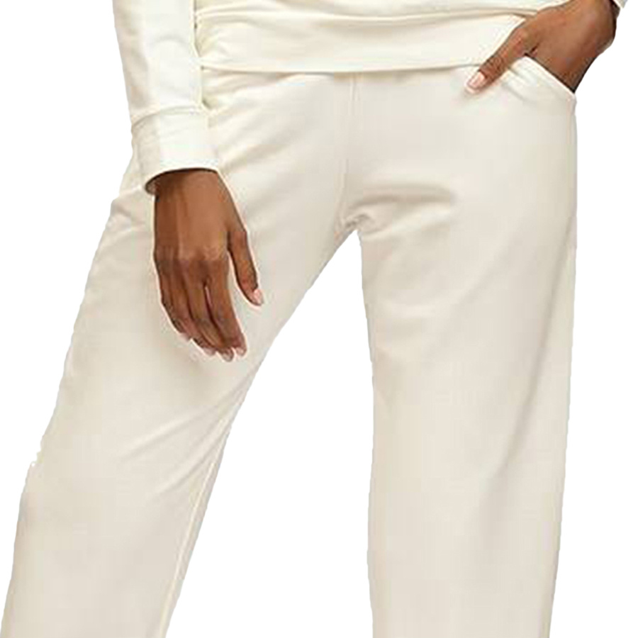 SPODNIE dresowe damskie WENEZJA ecru Dkaren