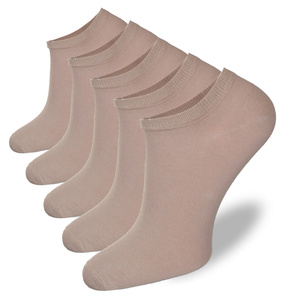 5x Herren Baumwollsocken Glatt