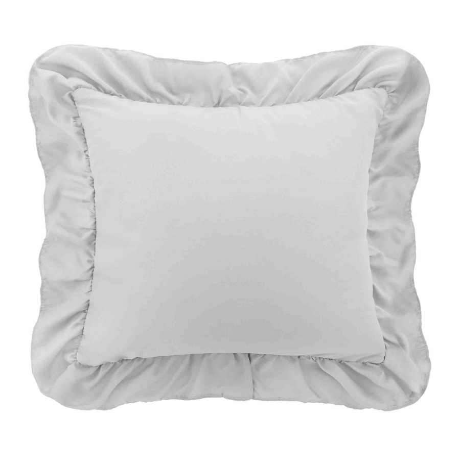 Kissenbezug Ruffy Silber