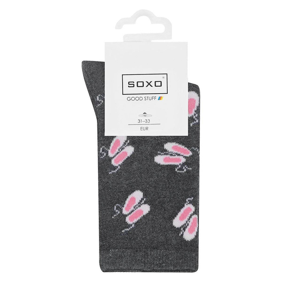 Soxo Good Stuff Ballett-Socken für Kinder, dunkel