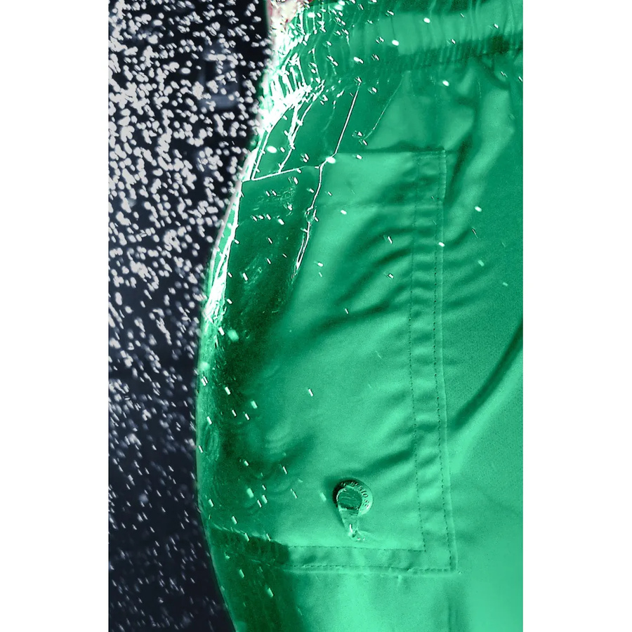 Sesto Senso Herren Badeshorts SZ2406 – Schnelltrocknend, Mit Taschen, Elastischer Bund, 100% Polyester, Ideal für Strand und Pool, Farbe: Mintgrün/Grün, Frühling/Sommer Kollektion