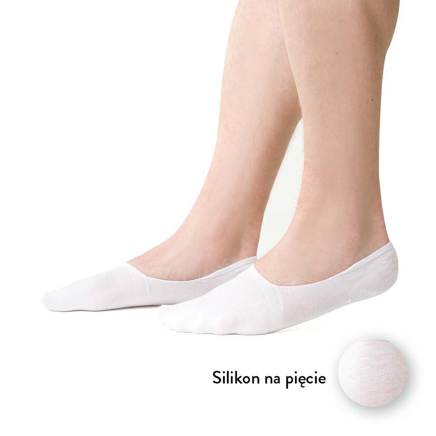 Stopki baleriny bawełniane z silikonem art. 058 Steven