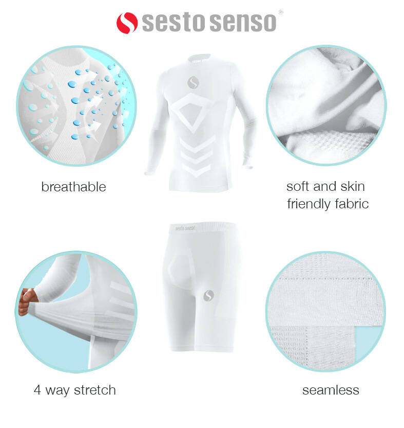 Atmungsaktives, schnell trocknendes Sport-Set von Sesto Senso