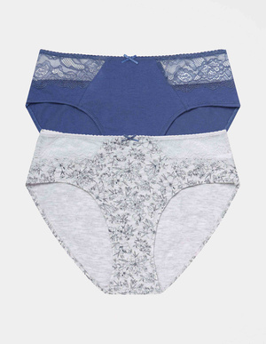 Hally high-waisted panties 2-pack