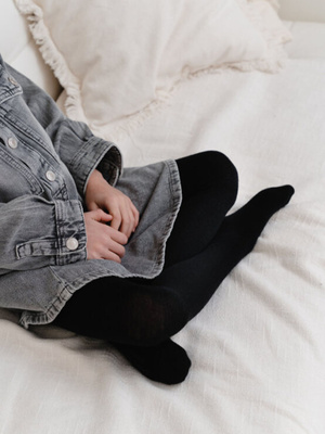 Strumpfhosen aus Merinowolle Art. 130 TP003 kastanienbraun