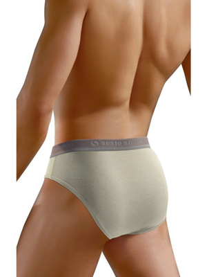 Sesto Senso Herren Slipy Wild Cat – Bequeme Baumwollunterwäsche mit Elastan, Sportlicher Stil, Anatomic Fit, Für Aktive Männer, Farbe: Hellbeige, Modell: SM05