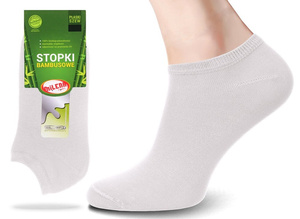 5X Skarpety stopki z przędzy bambusowej Milena