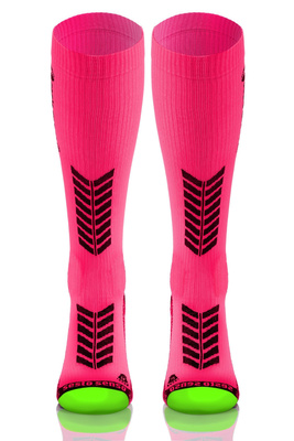 2x Sportowe KOMPRESYJNE długie skarpety do biegania Sesto Senso