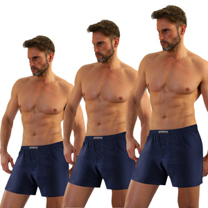 3er-Pack Classic loose cotton PANTHER Herren-Boxershorts Sesto Senso