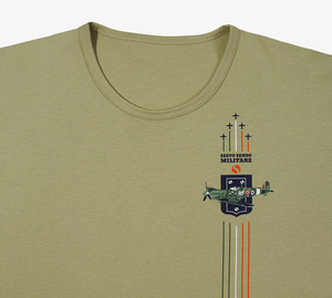 Pyjama Herren Kurzarm Kurze Hose Khaki