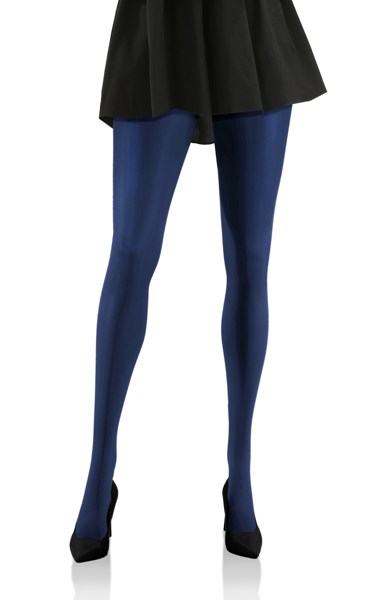 Blickdichte Strumpfhose Caldo Blau