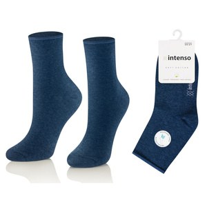 Skarpety bezuciskowe damskie bawełna art. 020 Intenso