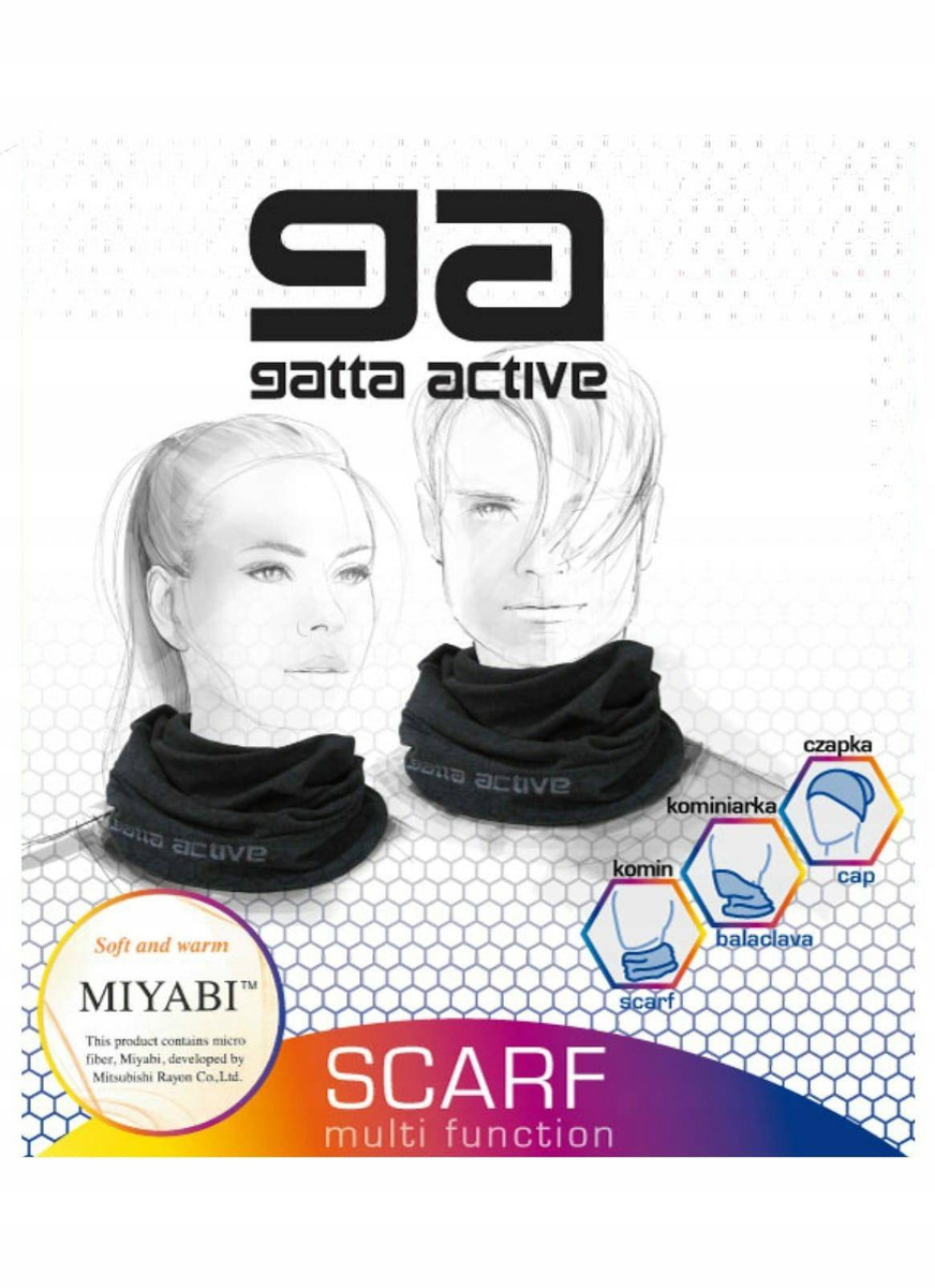 komin wielofunkcyjny SCARF multi function Gatta Active