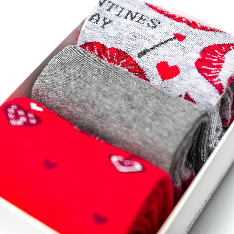 Sockenset für Frauen zum Valentinstag Steven