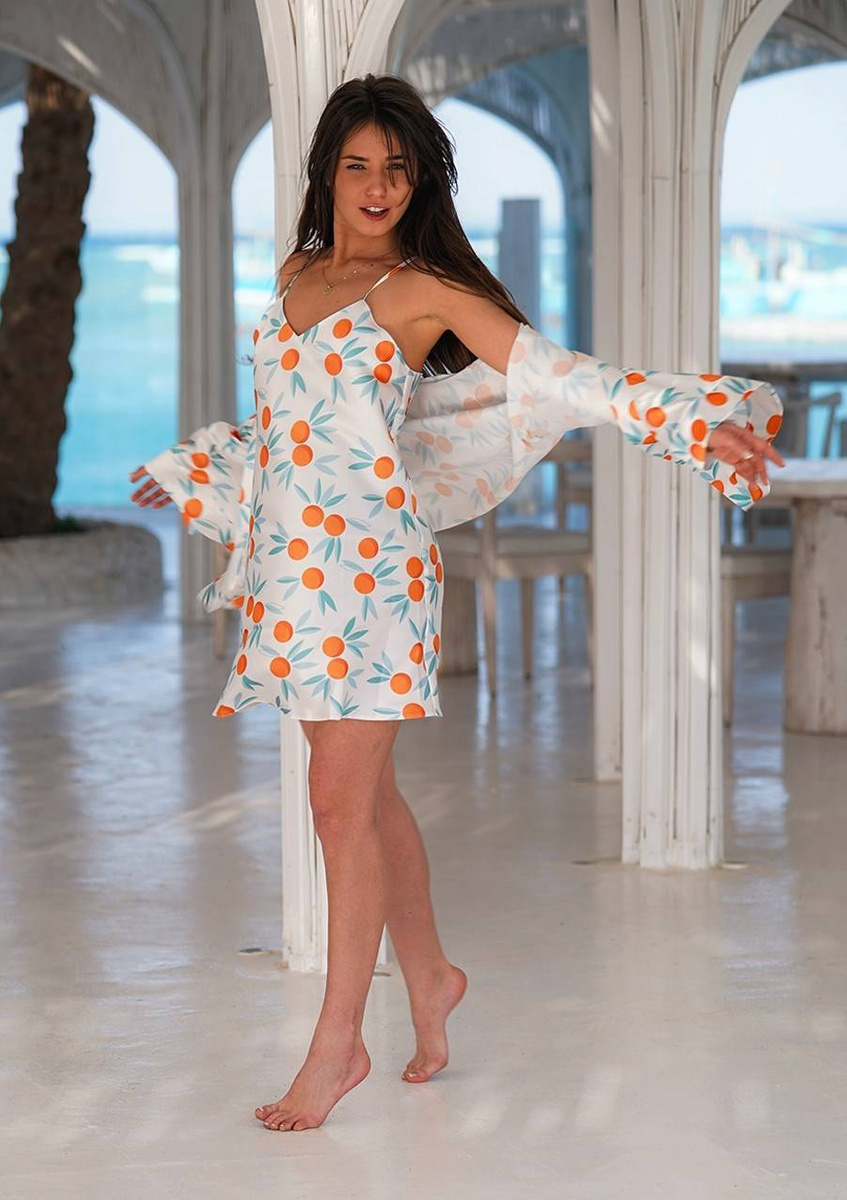 Nachthemd Damen Serie Satin 014