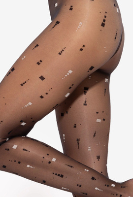 Pixi gemusterte Strumpfhose 20 Den