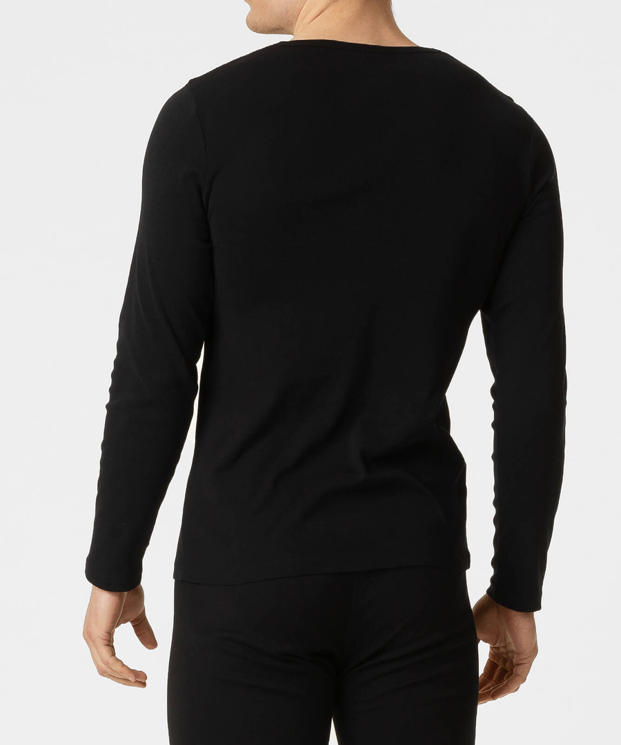 Langarmshirt Herren Bmv-049 Schwarz