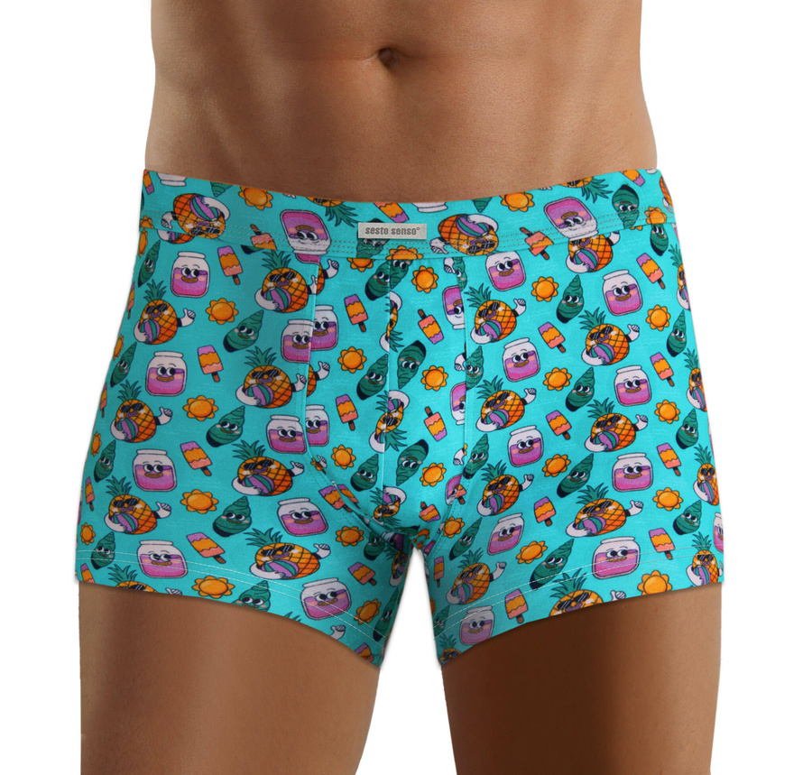 Herren-Boxershorts Funny 10 Mehrfarbig