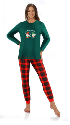 Pyjama Weihnachten Grün