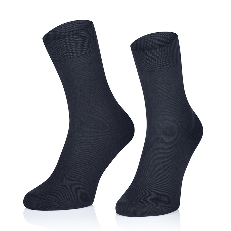 Skarpety męskie garniturowe z włókna bambusowego z jonami srebra AG+ 1061 Intenso