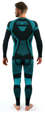 Set lenjerie termică pentru bărbați Thermo Active verde