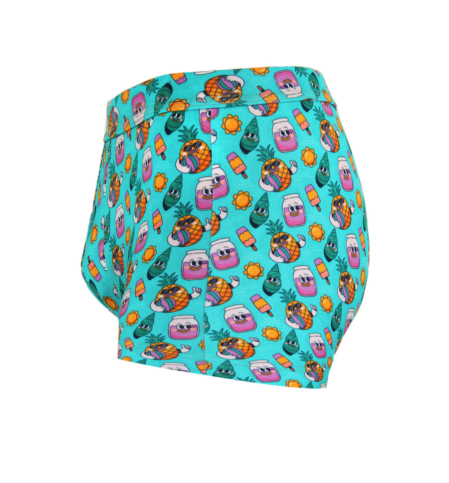 Herren-Boxershorts Funny 10 Mehrfarbig