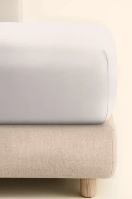 Bettlaken Jersey Hellgrau