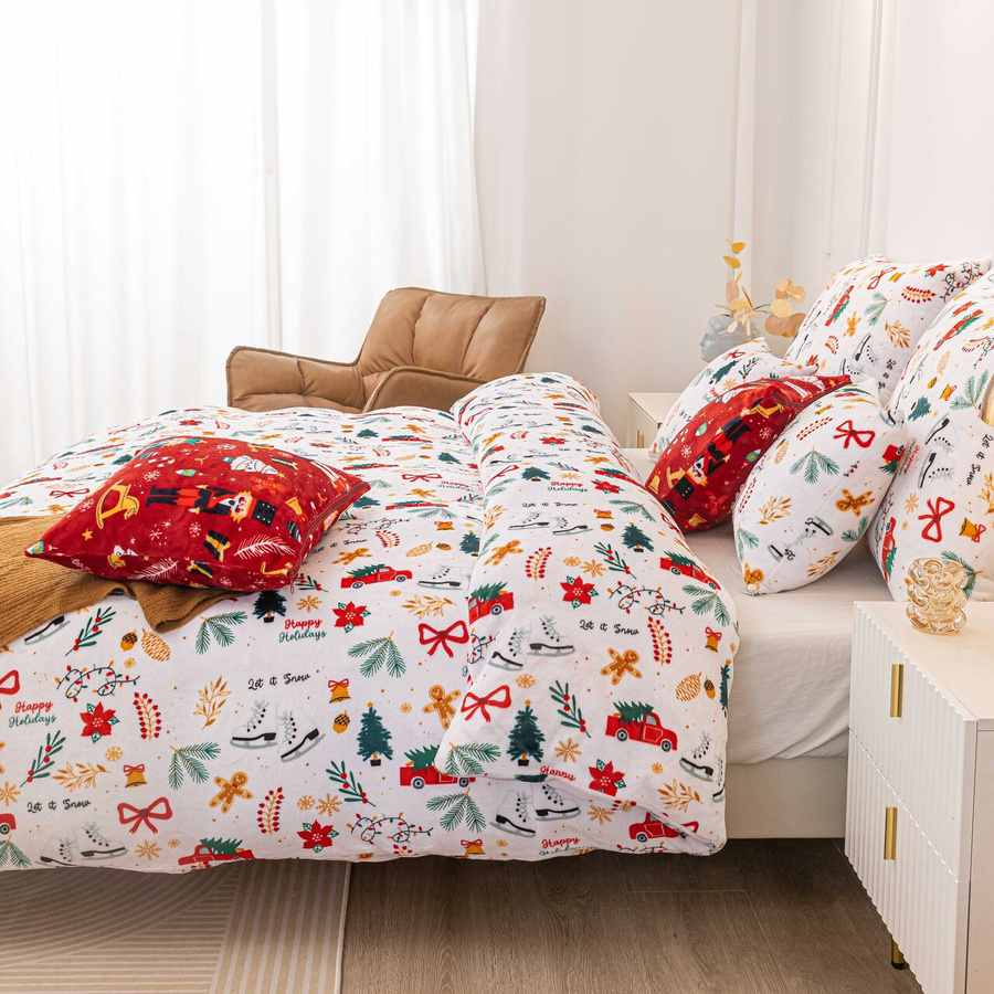 Bettwäsche Merry Weiß