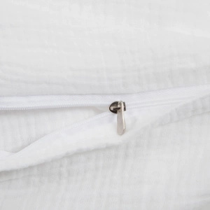 Cushion Cover 40x40 Muslin White