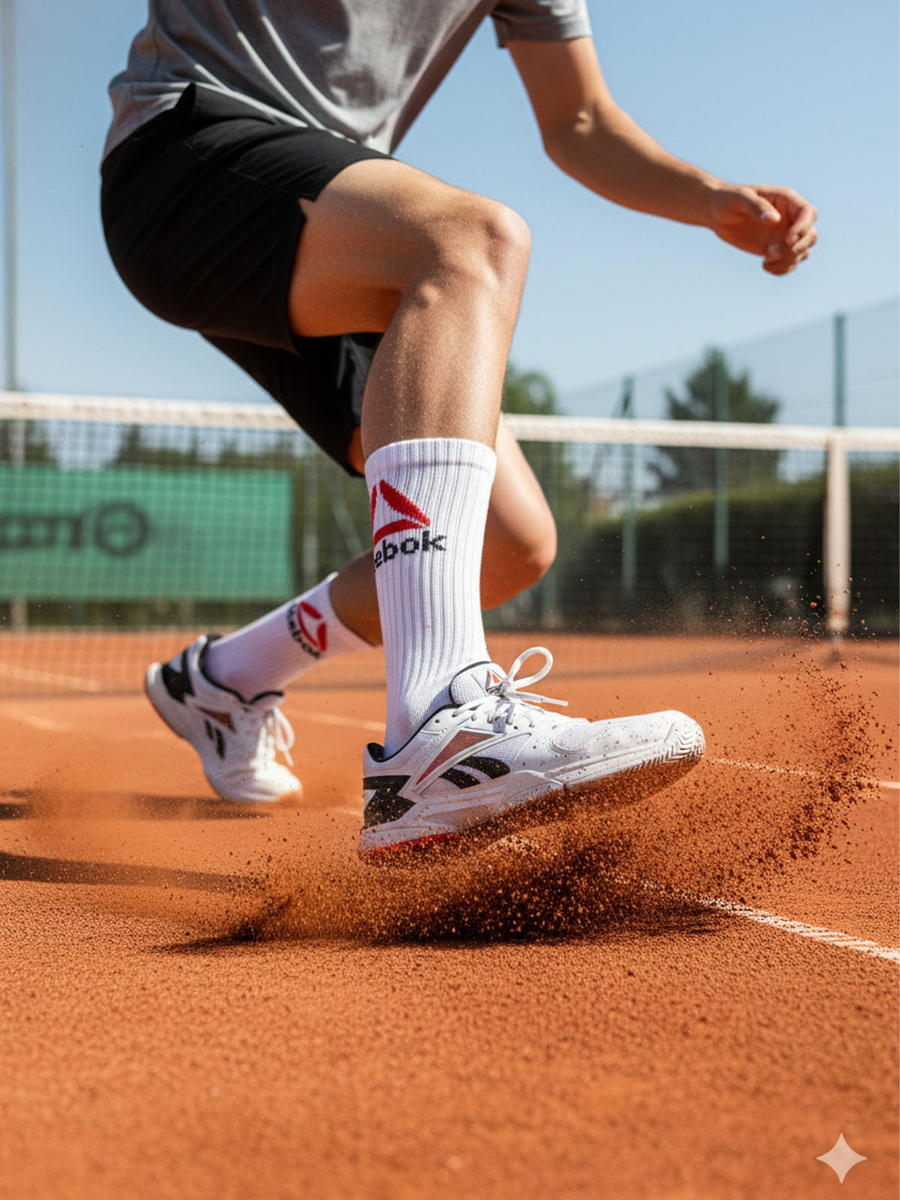 Tennis Weiß Reebok Socken