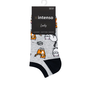 Damensocken bunt lustig Intenso 013