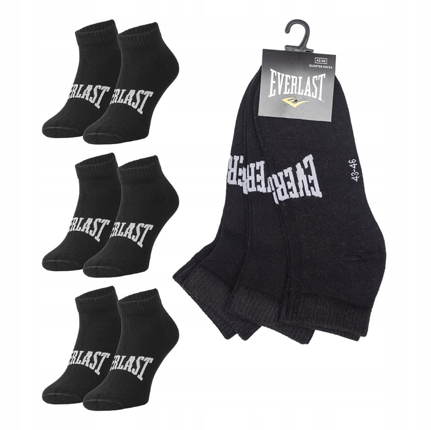 Sneakersocken Unisex Serie Schwarz