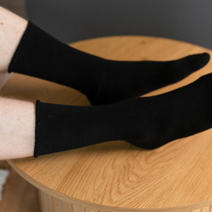 Frotteesocken, druckfreie Kunst. 111 PO04 schwarz