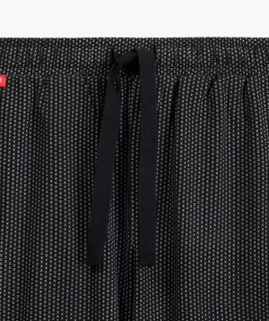 Herren Schlafanzug Serie Nmp-389 Schwarz Rot