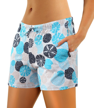 Damenpyjama Serie Blau