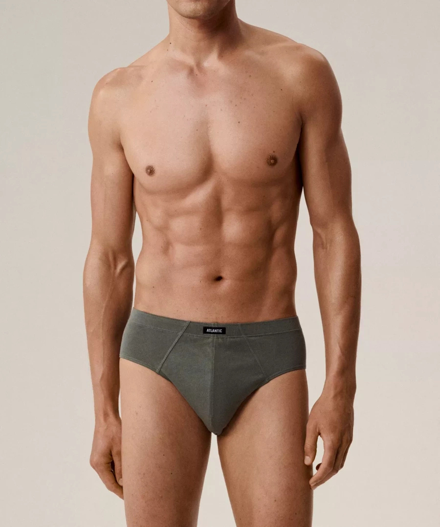 Slips Herren 3er-Pack Khaki/Marine/Blau