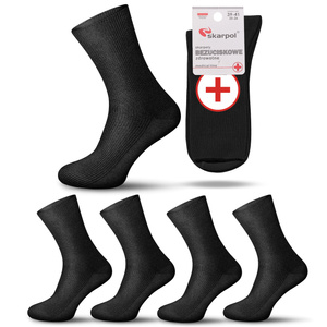 Șosete medicale fără bandă Art. 02 Negre