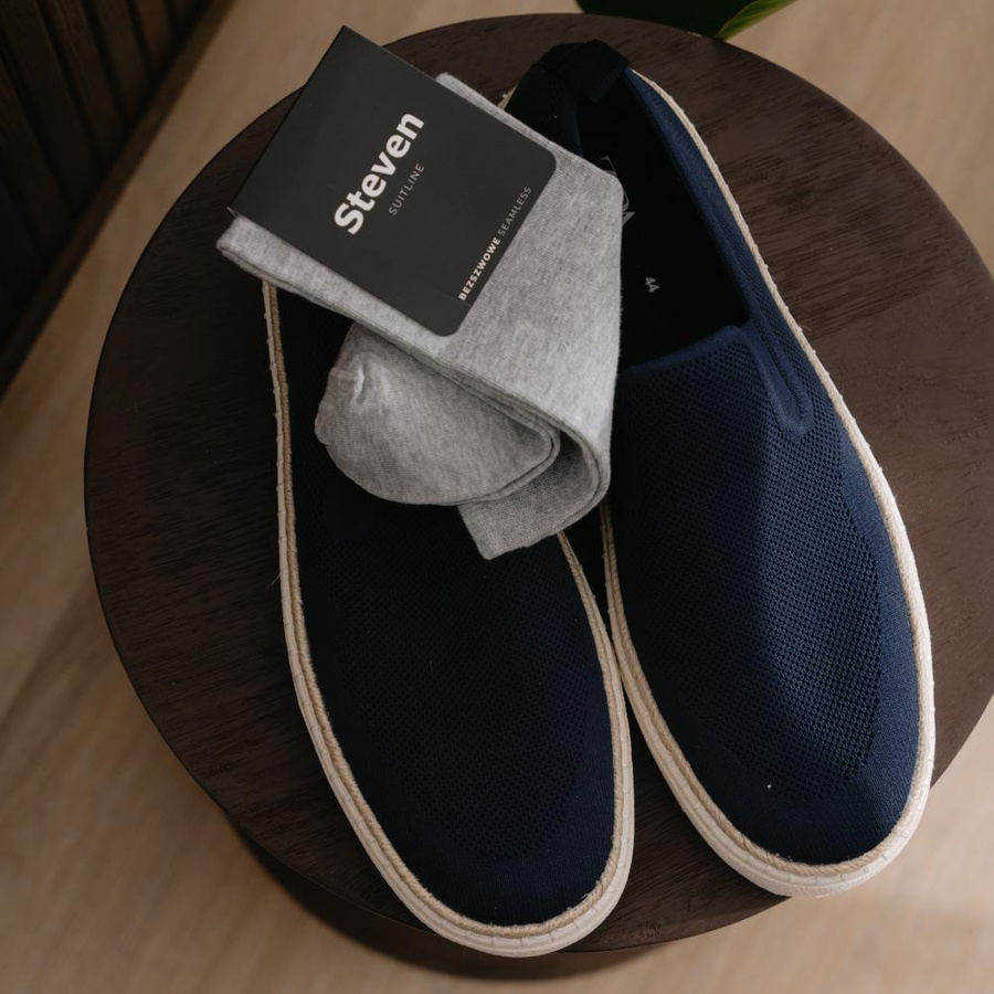 Socken Herren Serie Hellgrau