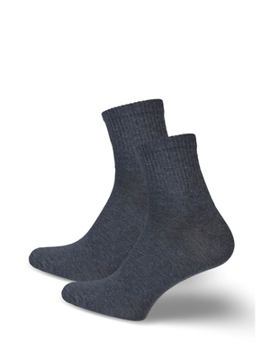 Socken Männlich Serie Active Dunkel Melange