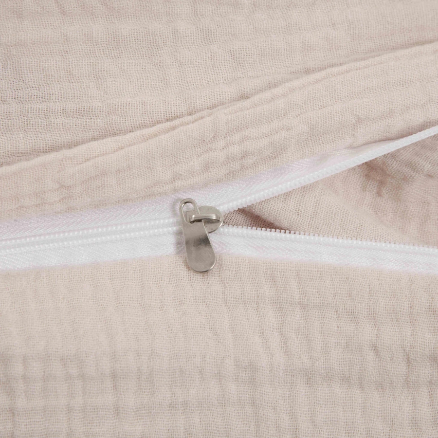 S PILLOWCASE 40*40 MUSLIN BEIGE