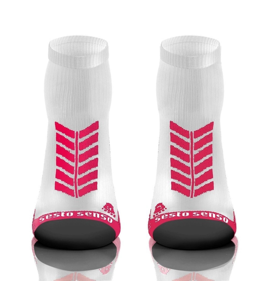 Bawełniane oddychające bezszwowe SKARPETY SPORTOWE SPORT SOCKS Sesto Senso