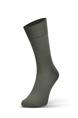 Sesto Senso Herren Anzug Socken – Klassische Baumwollsocken mit Lin Toe® Technologie, Hoher Tragekomfort, Atmungsaktiv, Grün, Für Formelle Anlässe